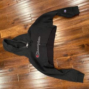Champion cropped hoodie